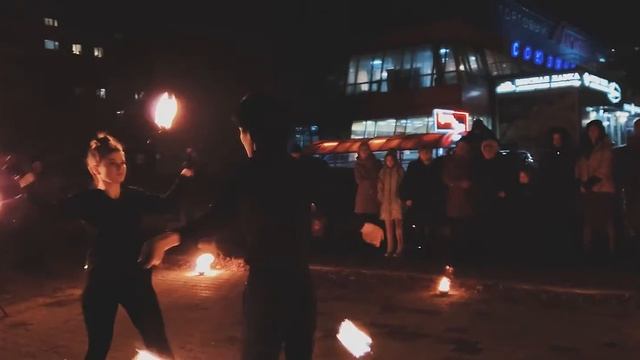 Фаер шоу Омск Fire EDGE (Yves LaRock - Rise Up)