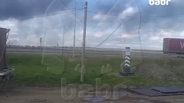 Момент взлета из фуры украинских дронов атаковавших Иркутскую область.
