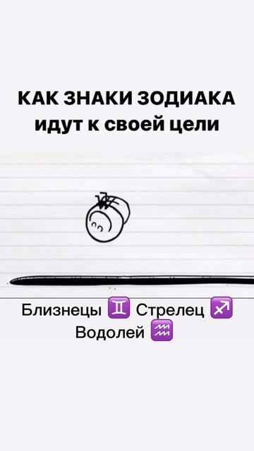 Как знаки зодиака идут к своей цели