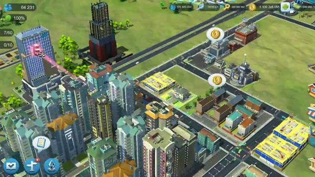 SimCity Buildit #11 Первые роскошные здания и достиг отметки 79.