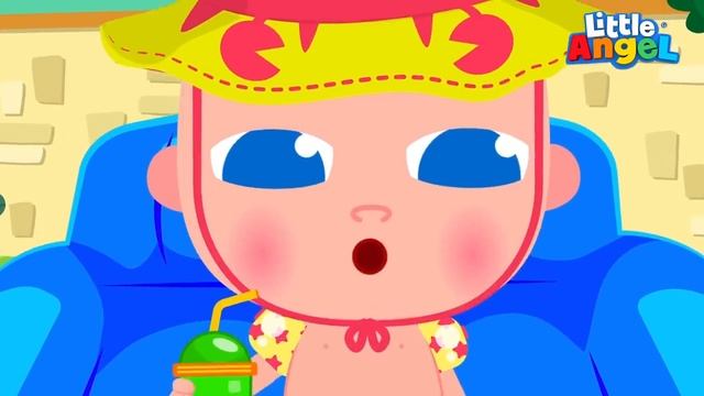 Little Angel - Веселимся В Бассейне💧Правила Безопасности   Обучающие Детские Песенки   Little Angel