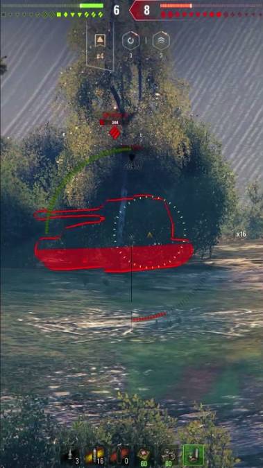 EBR 105 - Агрессивный Светляк! #wot #worldoftanks #миртанков #shorts