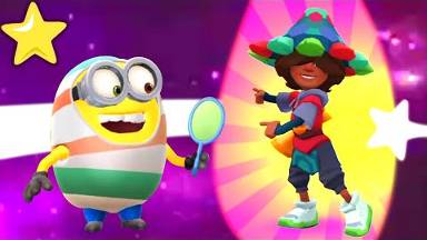 Minion Rush VS Subway Surfers. Боб Пасхальное Яйцо VS Hamza