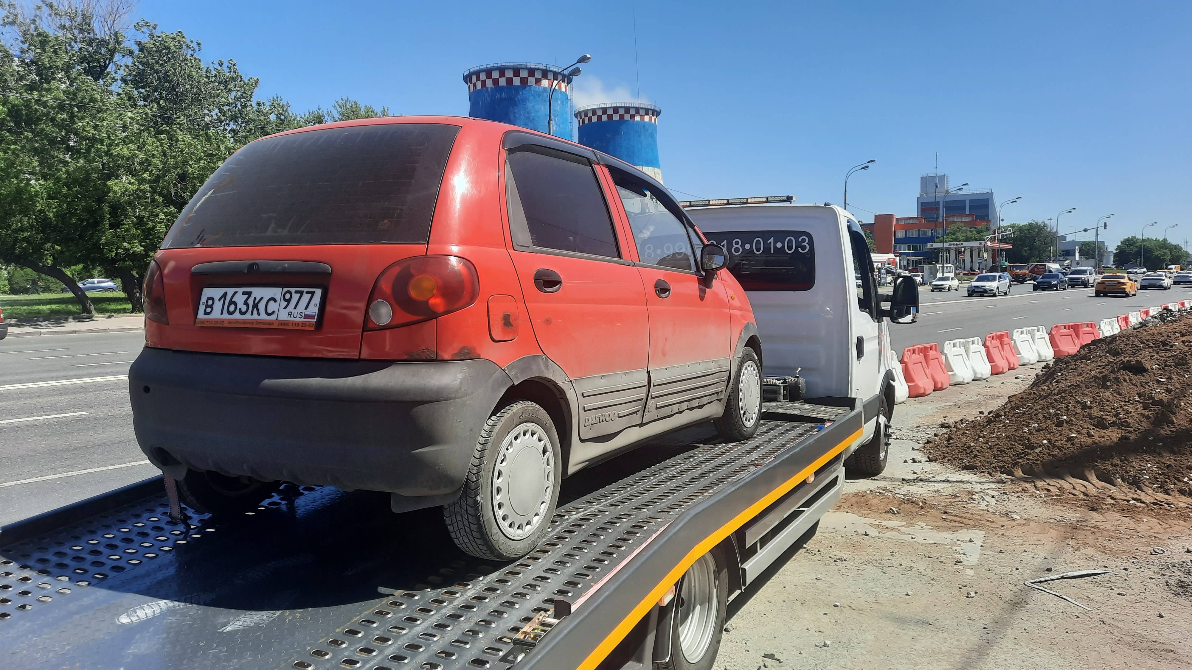 Daewoo Matiz 2010 Чуня. Сломался. Покатался на эвакуаторе