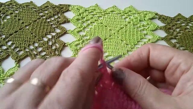 Мк: детский узор "пузырьки" спицами.