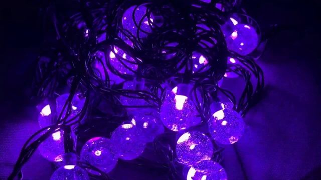 Гирлянда Новогодня 2024 год Е-19 Цветные шарики