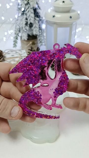 Новогодние игрушки из эпоксидной смолы новогодниеиг?
