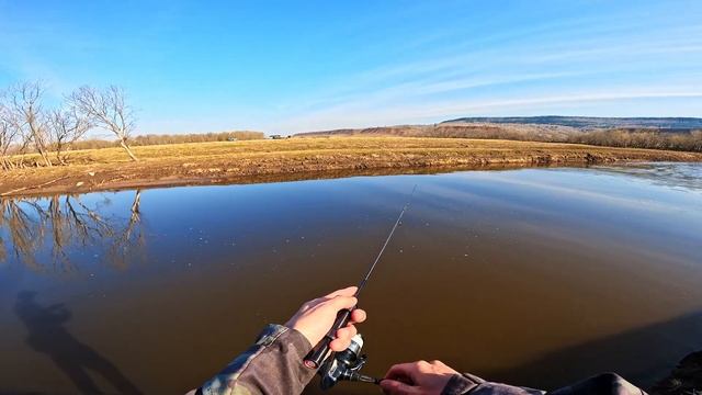 Часть 1. Супер рыбалка на реке, на Ельца! Мормышинг на Gam