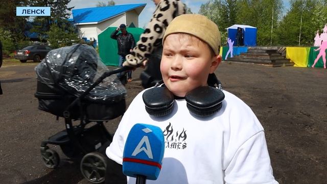 В День детства юные ленчане играли, рисовали и знакомились с разными профессиями