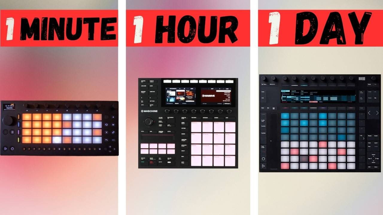 1 Minute, 1 Hour, 1 Day: How Different Gear Changes Beatmaking