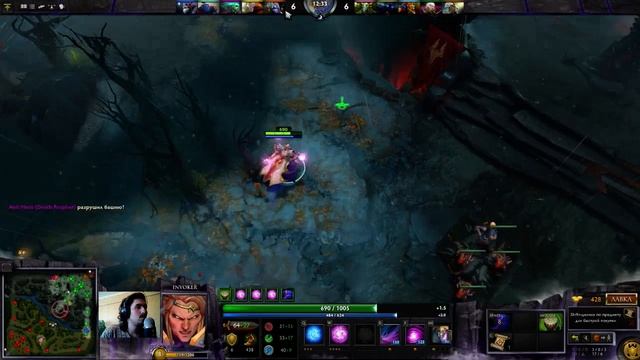 Dota 2. Экстраганги от ветряного Инвокера !