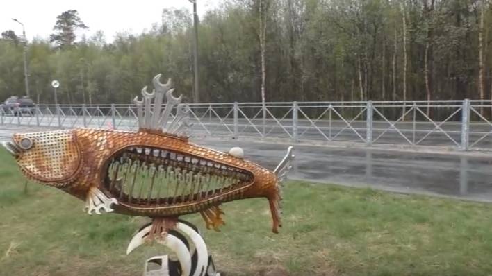 Мончегорск. Ленинградская набережная. 1 июня 2025.