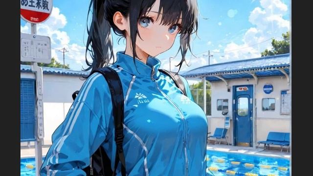 05 Аниме Девушка в спортивной форме