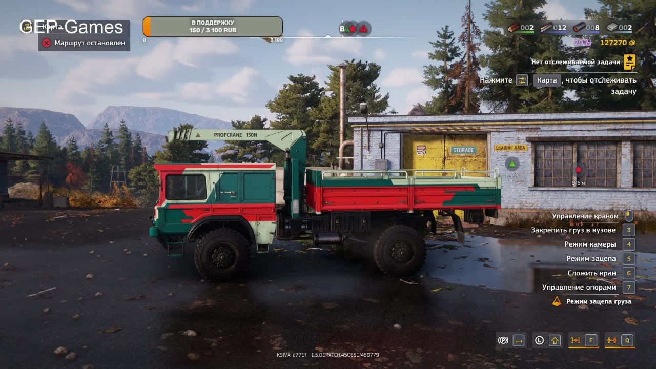 RoadCraft / серия #15 / сбор ресурсов карта ЗАВЕСА / прохождение на канале GEP-Games
