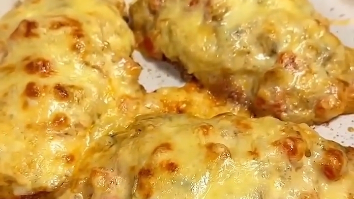 Куриное ФИЛЕ с грибной "шапочкой"...🍗🍄😋    Рецепт в описании ✍️