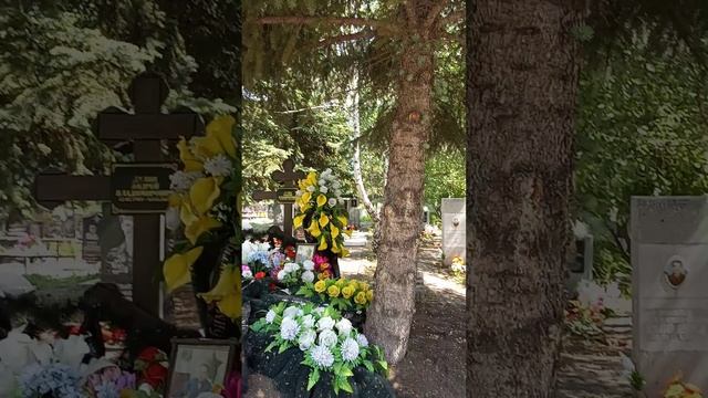 Магнитогорск нетуристический - л/б кладбище, около памятника Чёрному Тюльпану