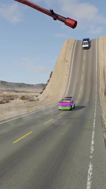HM-gSqqSVTU - Cars & Vans vs Giant Hammer - BeamNG.drive!