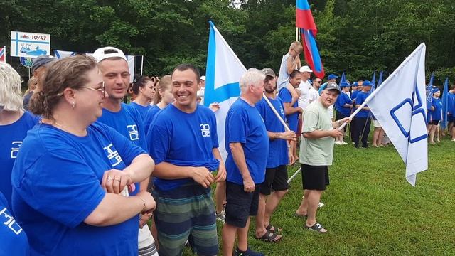 Спорт выезд команды Дальзавода построение