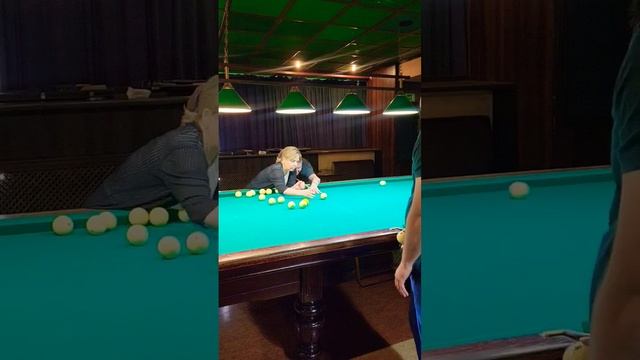 упражнение "Швейная машинка" #бильярд #billiards #урокибиль