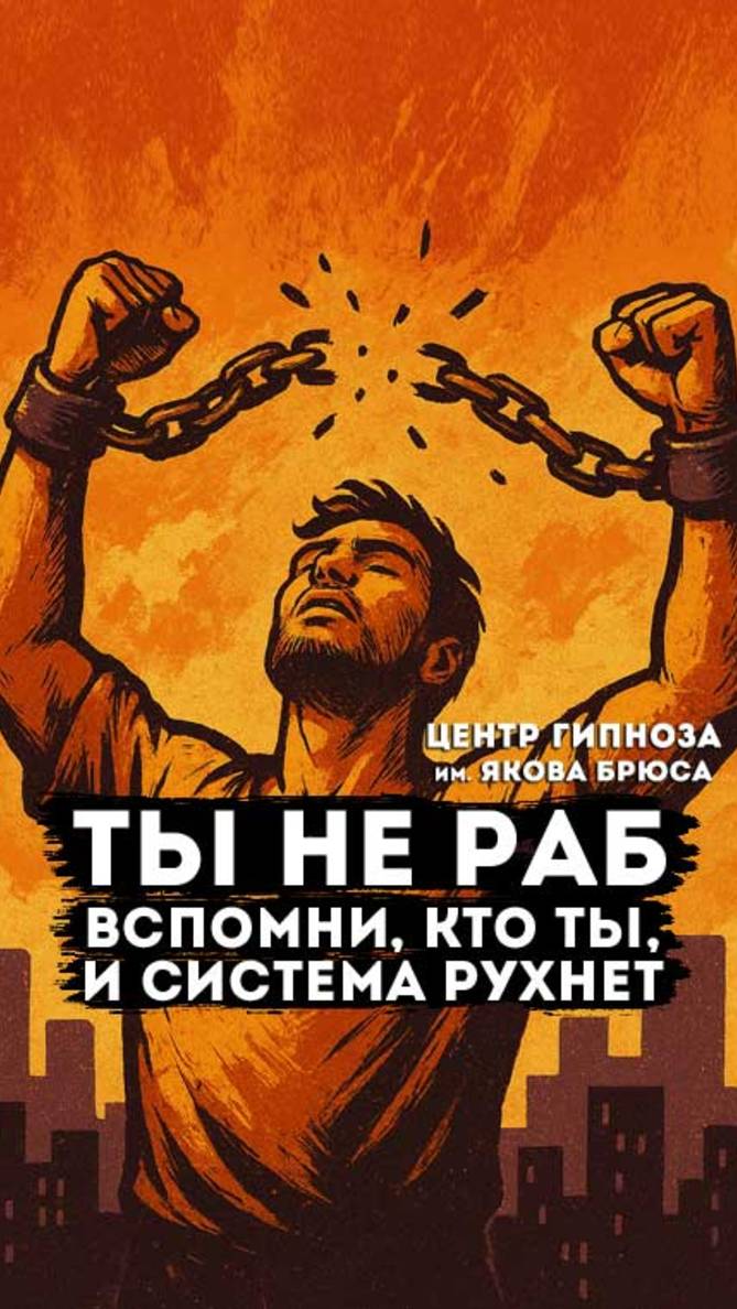 Ты не раб. Вспомни, кто ты, и система рухнет