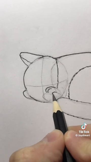 Как рисовать кота