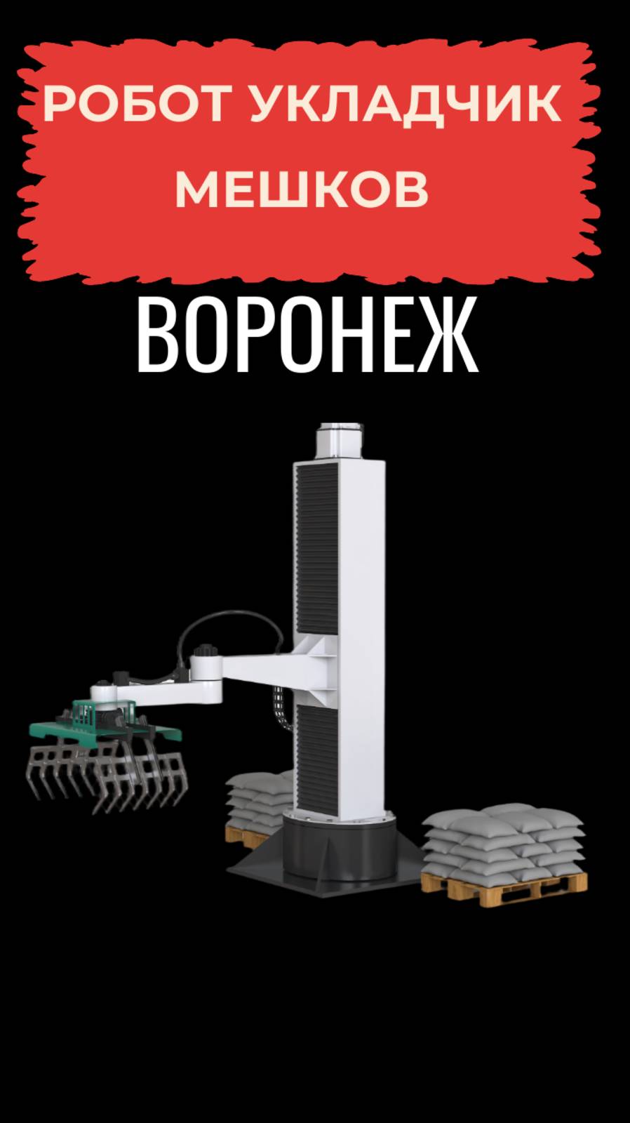 Робот укладчик мешков ВОРОНЕЖ