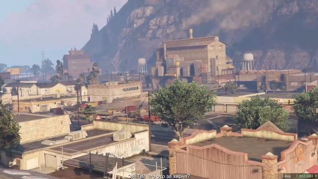 Майкл, Тревор и Франклин из GTA 5 грабят банк, но это под ?
