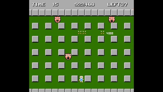 Прохождение игры Bomberman на NES | Бонусный уровень