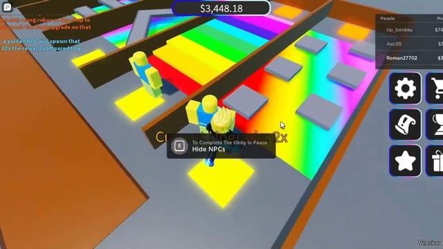 Играем в ROBLOX ОББИ МАГНАТ
