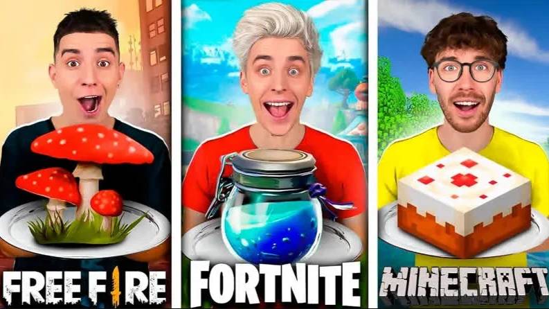 ВЛАД А4 - Пробуем ЕДУ из ИГР !