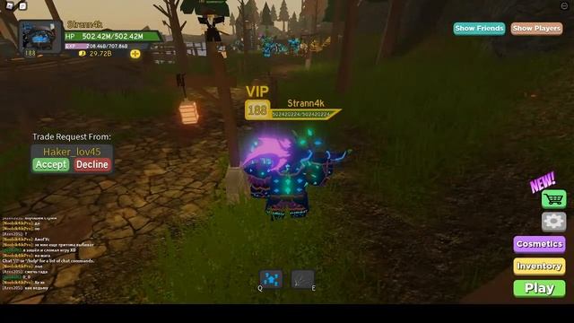 Dungeon Quest! Прохождение Enchanted Forest! Раздача вещей 175 уровня!