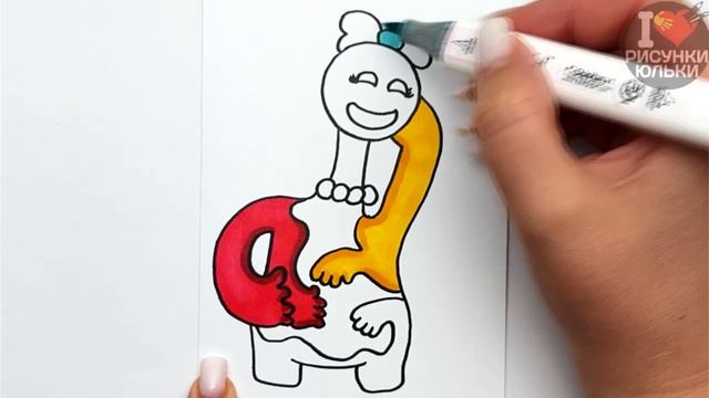 Как нарисовать Dolly the Doughgirl из Poppy Playtime Chapter 5 / Рисунки Юл