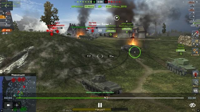 Играем в Wot blitz и Tanks blitz