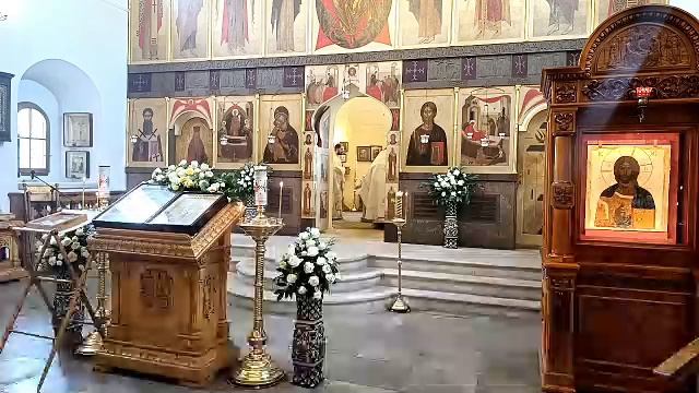 Неделя 7-я по Пасхе, святых отцов I Вселенского Собора. Блгвв. вел. кн. Димитрия донского.