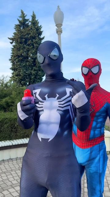 Venom was scared of Spiderman@dvizhenie21 #spiderman
