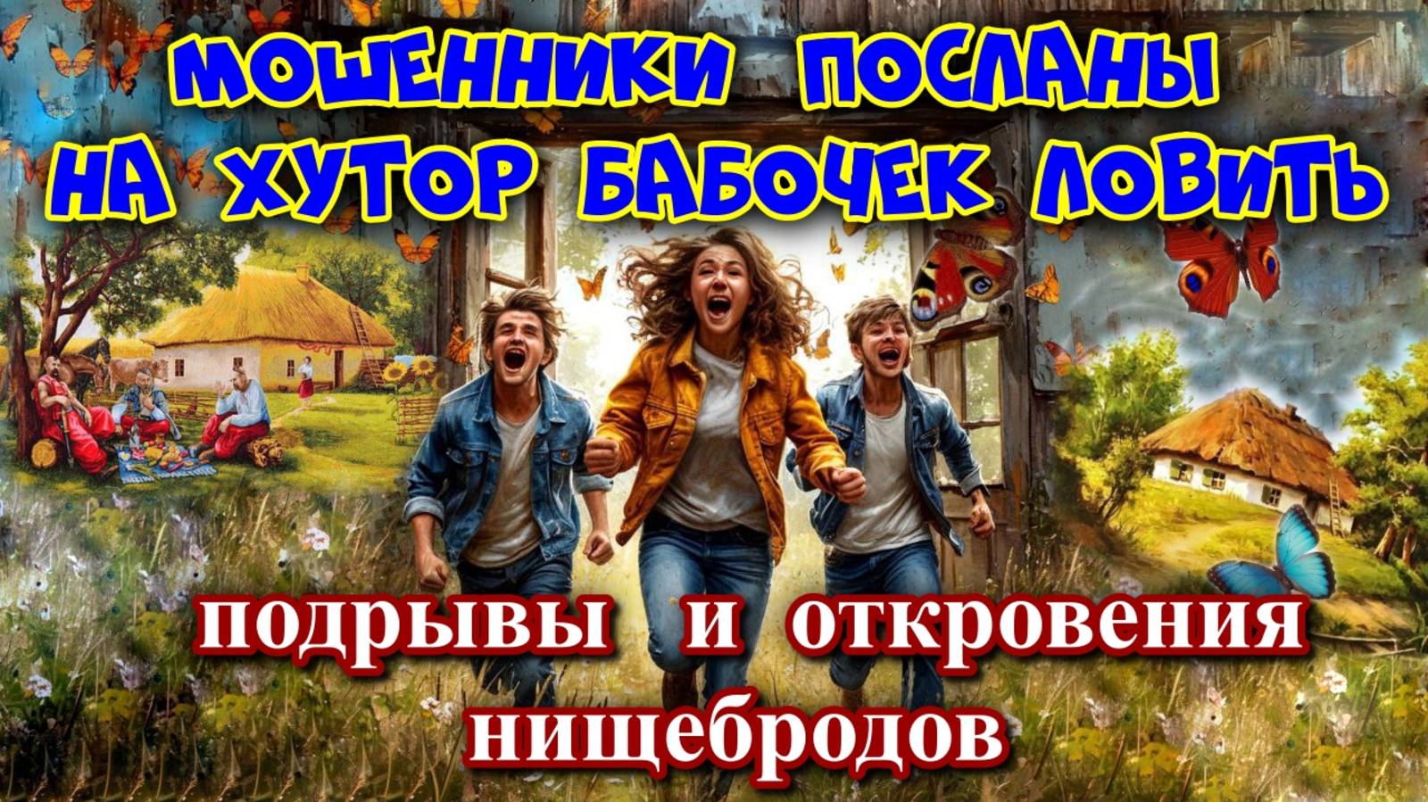 🦋♨️ МОШЕННИКИ ОТЛИЧНО ЛОВЯТ БАБОЧЕК НА ХУТОРЕ🤡🎪