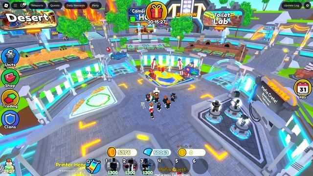 💎Мафиозное обновление в Toilet tower defense! Открытие новых к