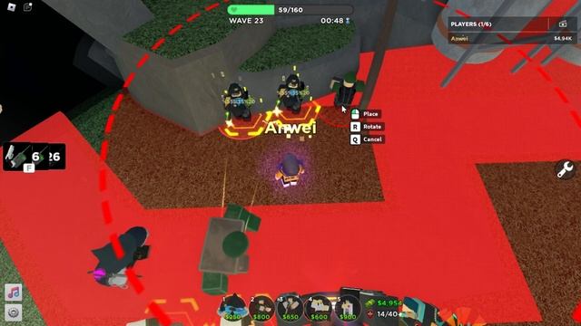 Милитанты с поддержкой готовы к бою | Tower Defense Simulator