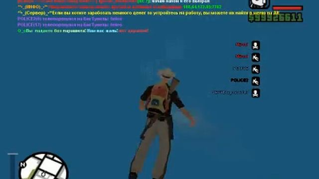 полицейские будни в gta samp ч 1 игры в тунеле