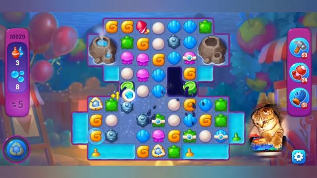 Fishdom 2022, no Boosters,  10029  level  -  прохождение без бустеров,  10029  уровень.