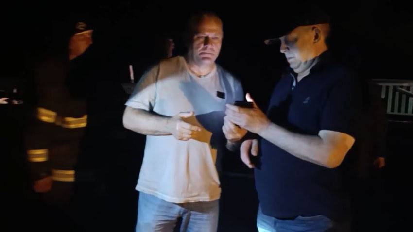 Оперативный штаб на месте крушения поезда в Брянской области