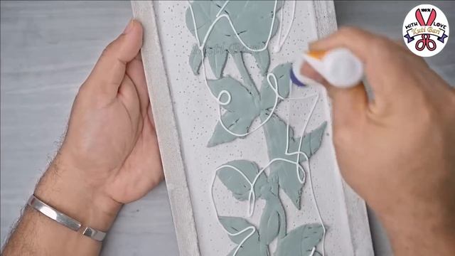 Cardboard Wall hanging  || Wall hanging Making with Clay || Home Decor