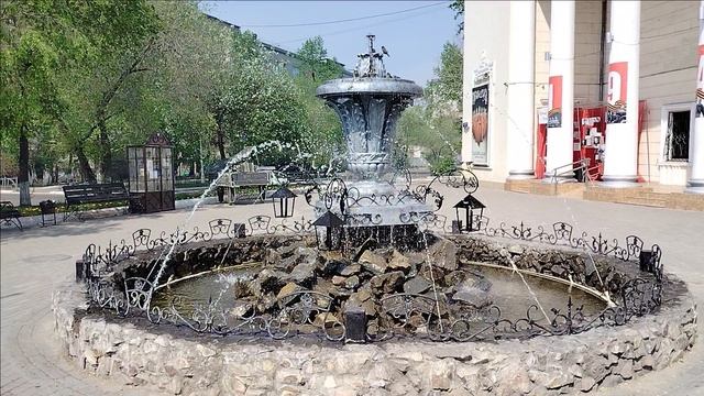 Чита. Фонтан у ДК "Родина"
