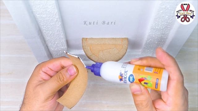Easy Cardboard Wall hanging  || Wall hanging Making with Clay || Home Decor