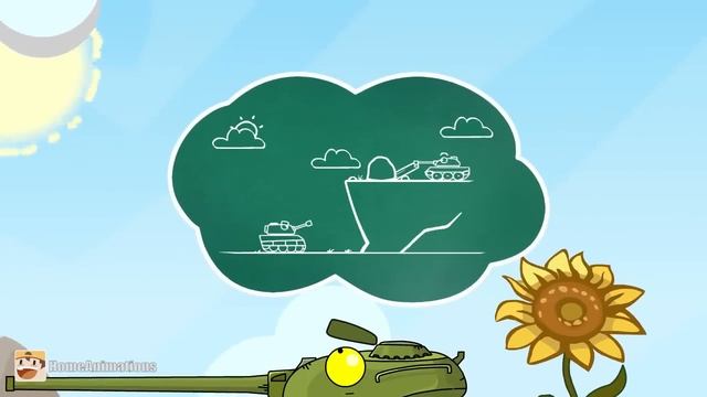 HomeAnimations – Мультики про танки  Как появился т-100 лт ？ - Мультики про танки