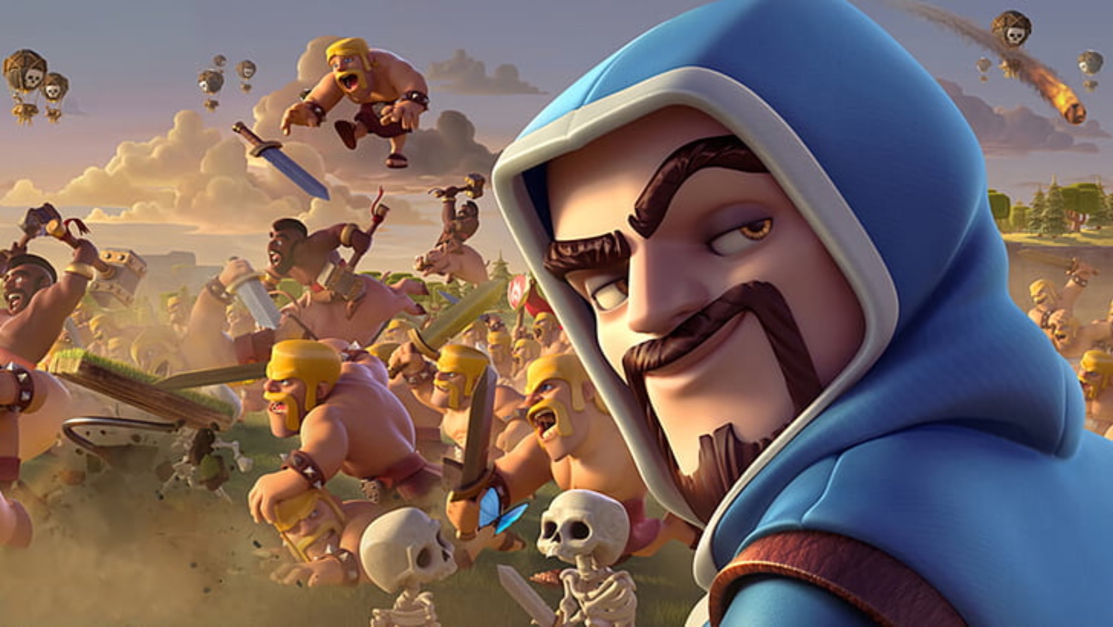 Pushing in clash of clans