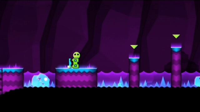 Спустя много времени я решил пройти три уровня в geometry Dash meltdown