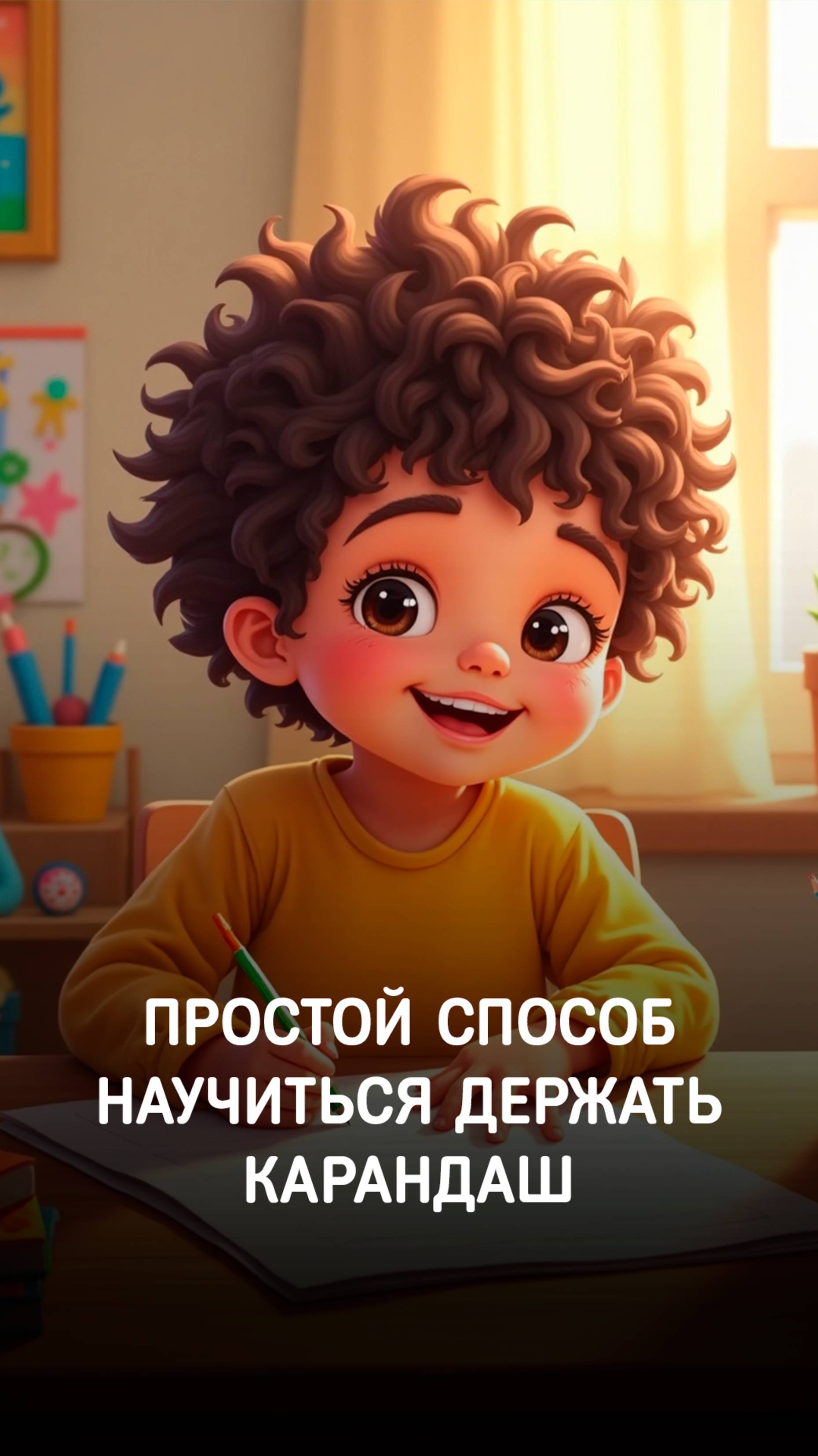 Поможем вашему малышу научиться правильно и уверенно держать карандаш или ручку!