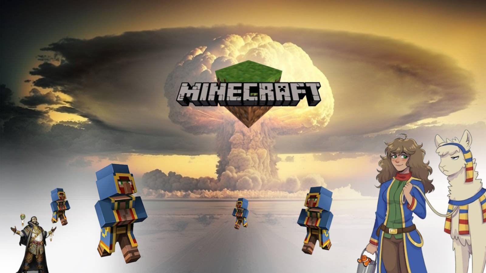 MineCraft бесплотные земли - бродячий торговец