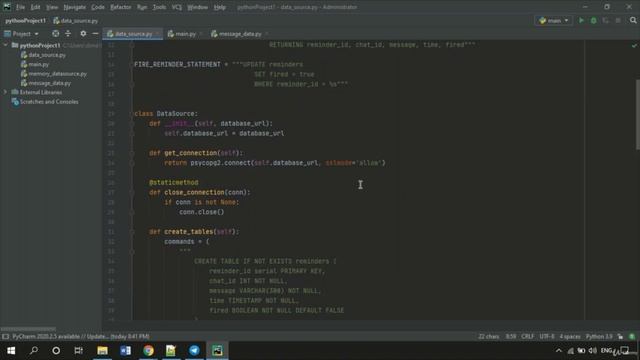 003. Реализация класса DataSource, который будет работать с БД.